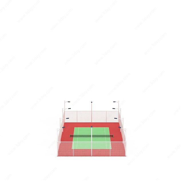 网球场3D模型