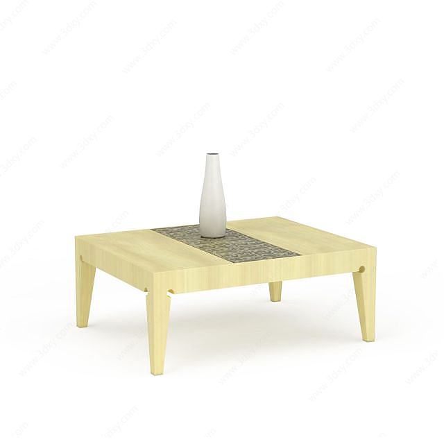 客厅方桌3D模型