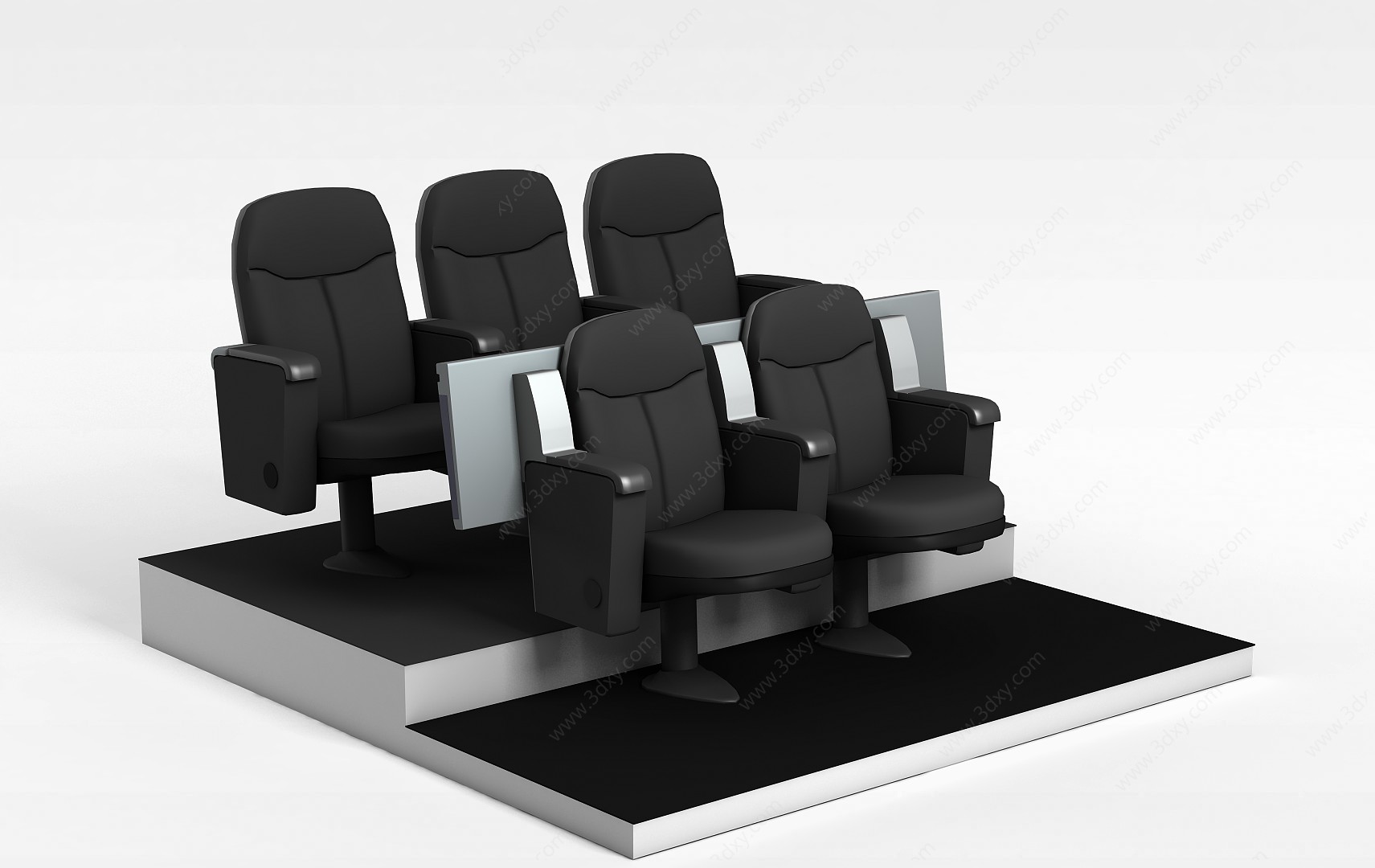 影院椅子3D模型