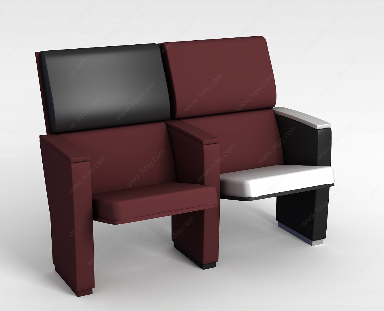 礼堂椅3D模型