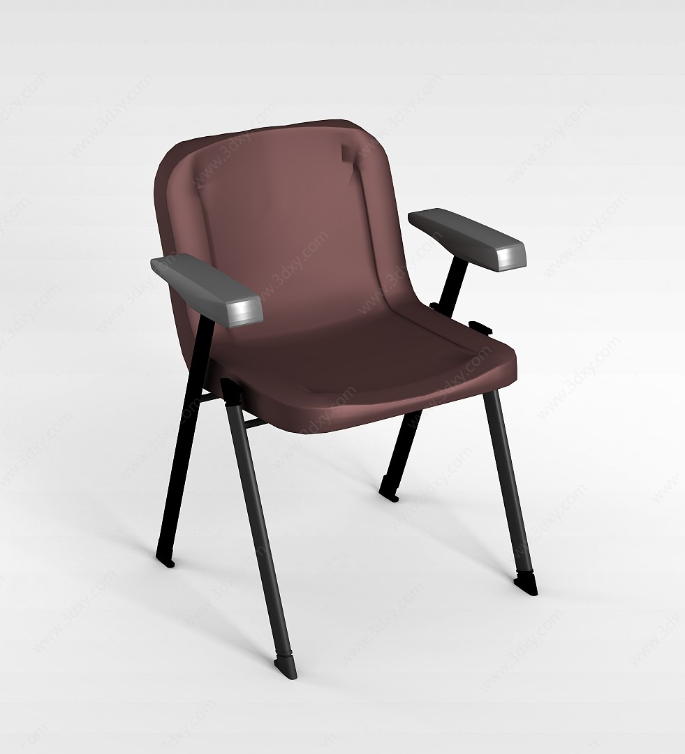 卡其色椅子3D模型