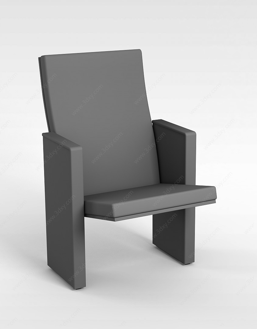 报告厅椅子3D模型