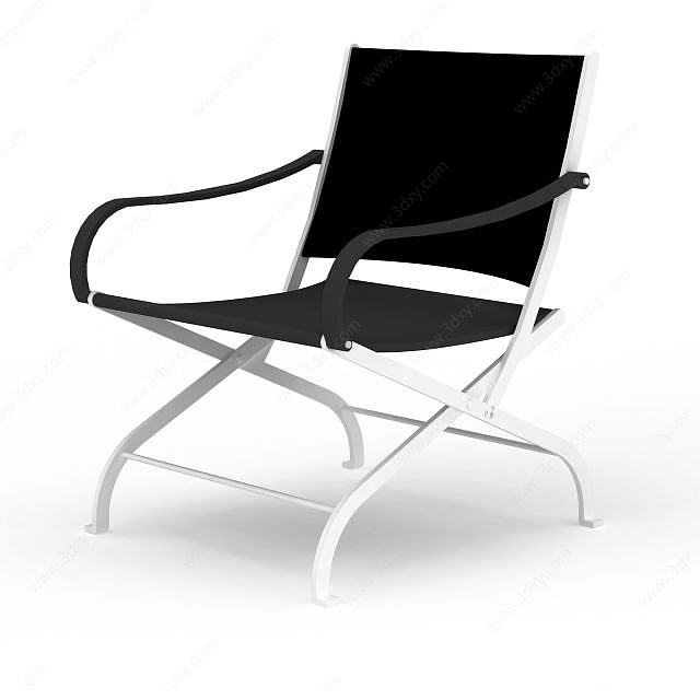户外休闲折叠椅3D模型