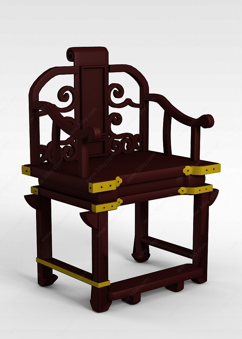 镂空椅子3D模型