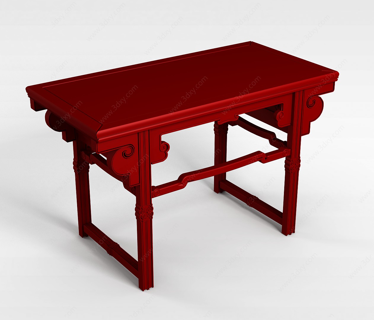 中式桌几3D模型