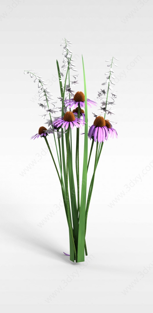 花卉植物3D模型