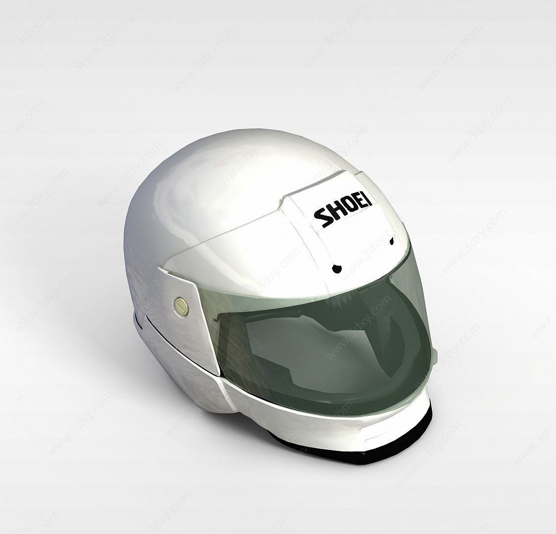 摩托车头盔3D模型