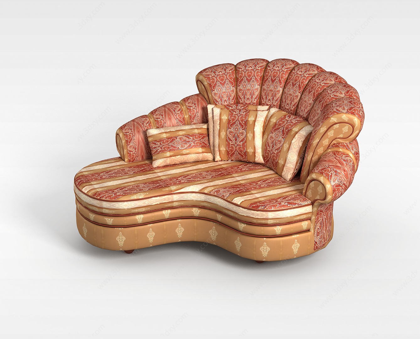 高档单体沙发3D模型