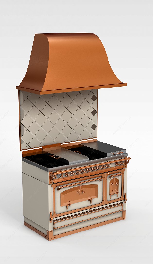 欧式厨房灶3D模型