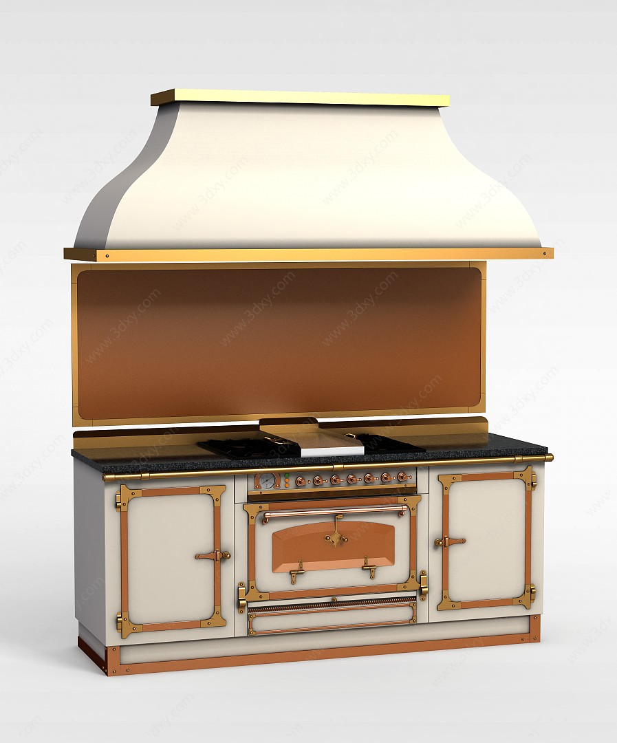 厨房灶台3D模型
