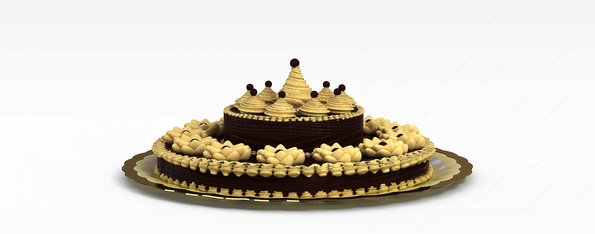 生日蛋糕3D模型