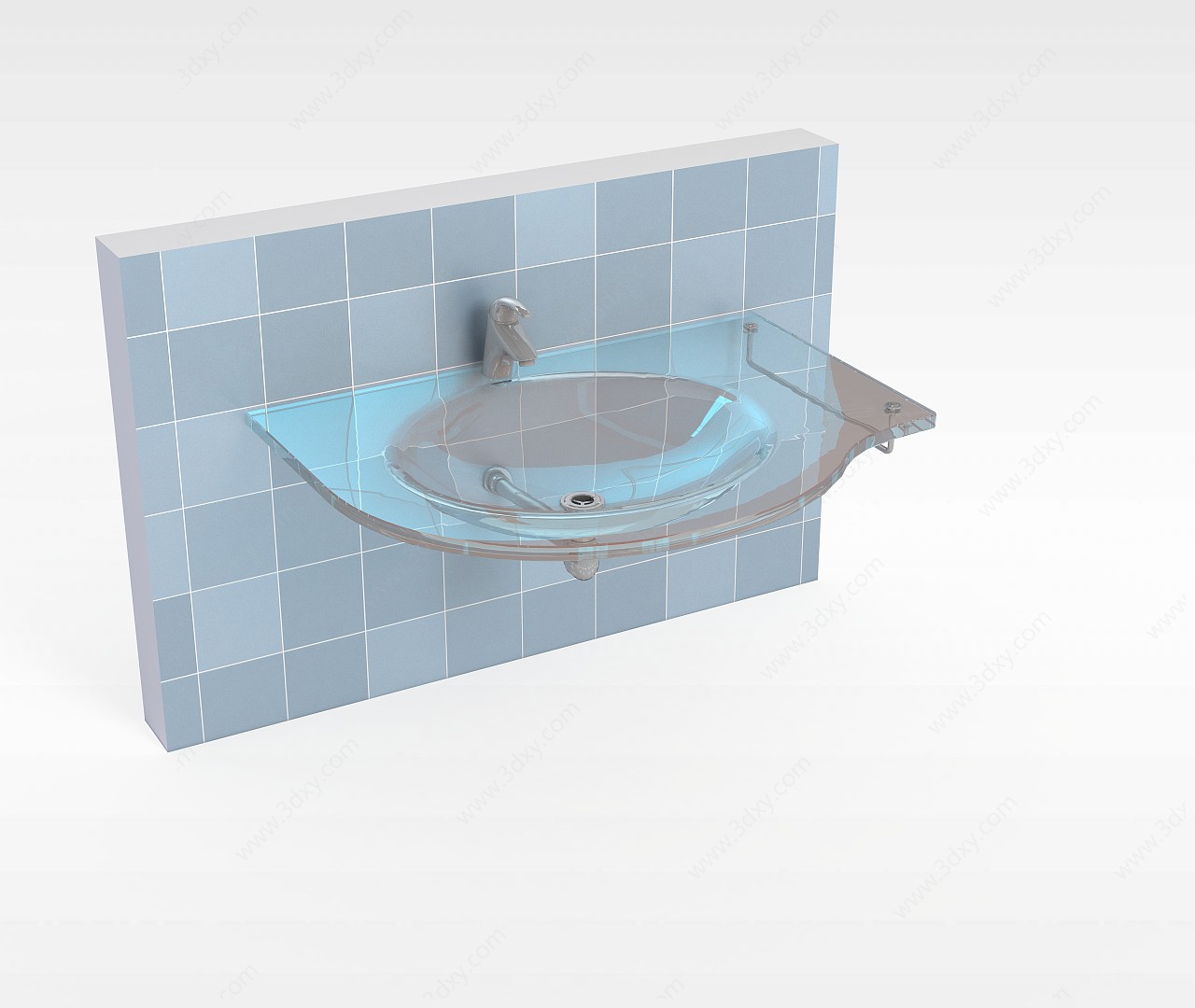 玻璃水槽3D模型