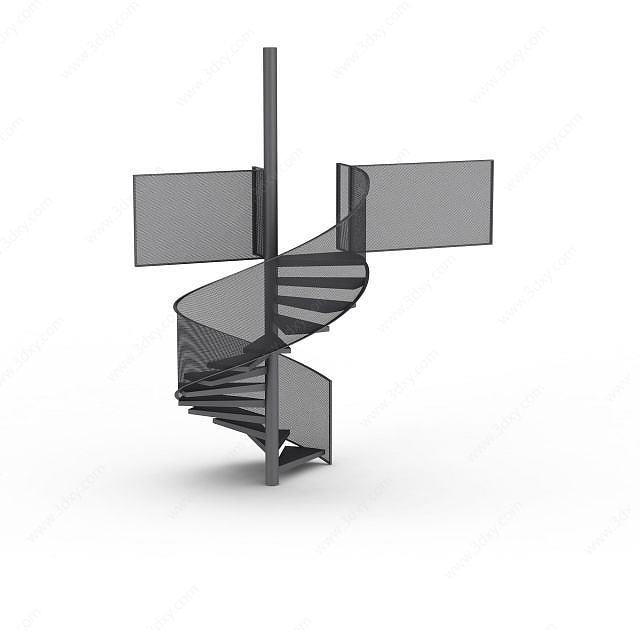 创意楼梯3D模型