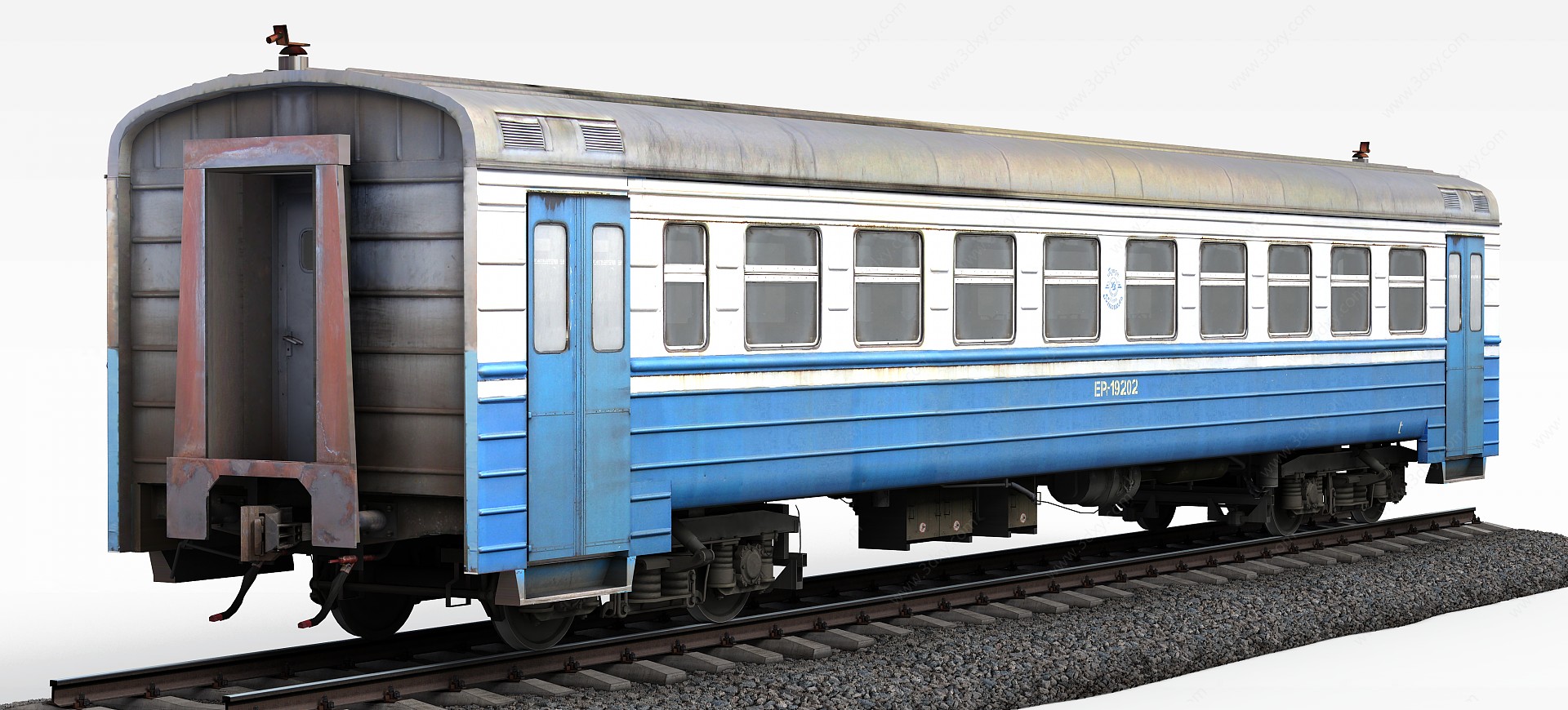 火车车厢3D模型