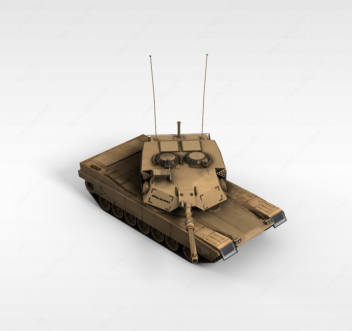 T57重型坦克3D模型