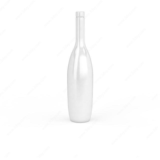 酒瓶陈设品3D模型