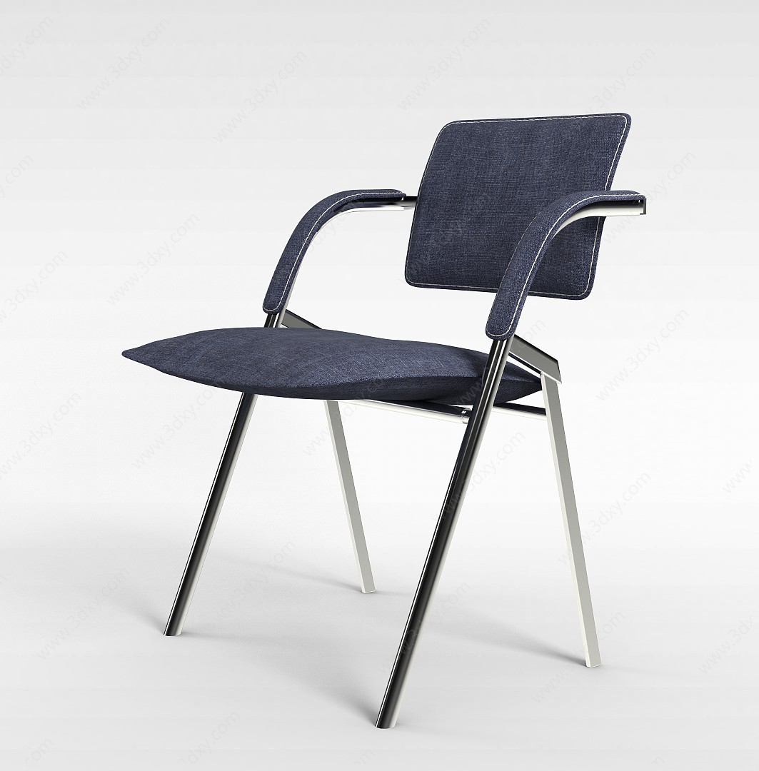 进口折叠椅3D模型