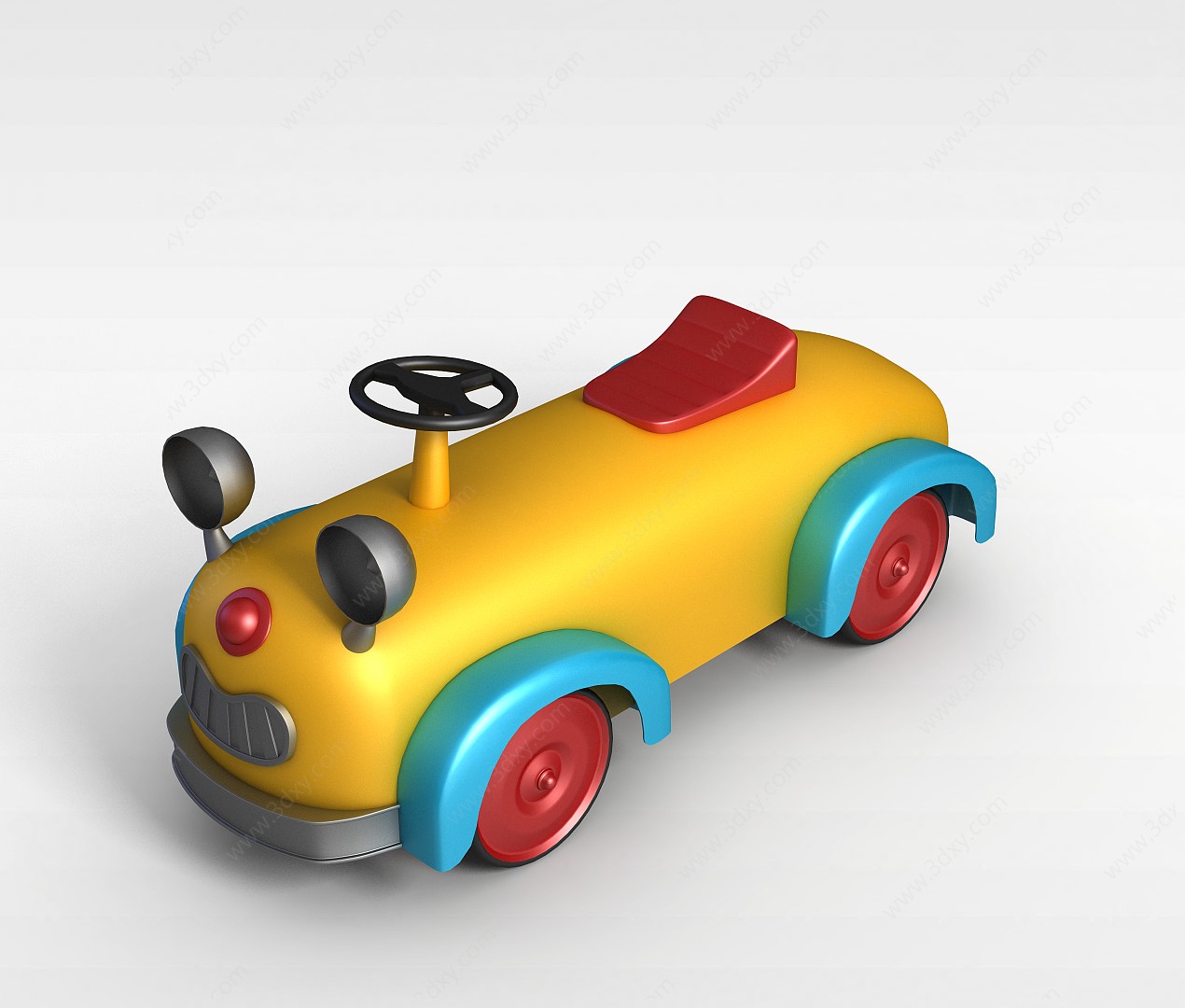 儿童玩具小车3D模型