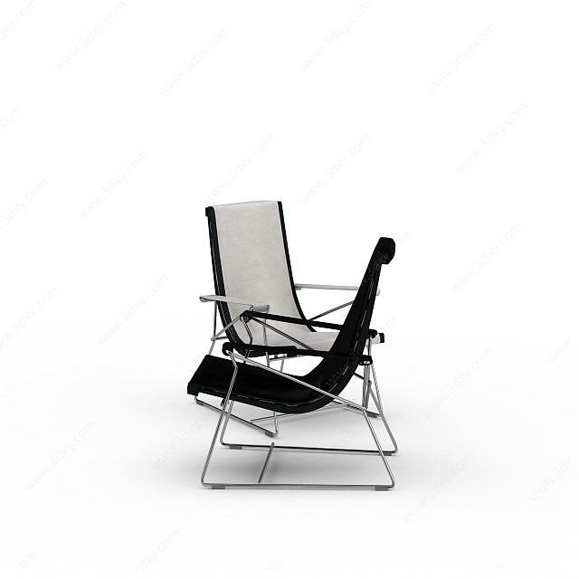 铁艺椅子3D模型