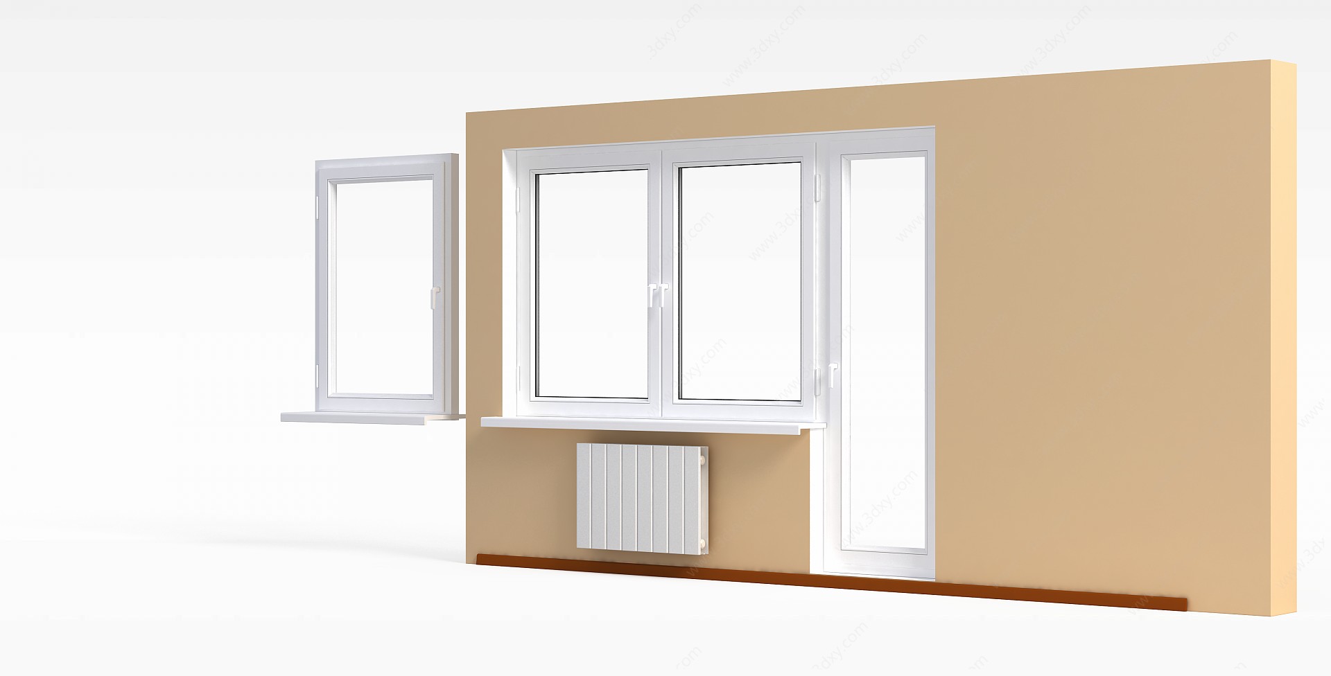 楼房窗户3D模型