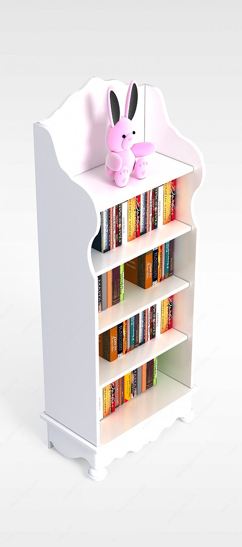 客厅书柜3D模型