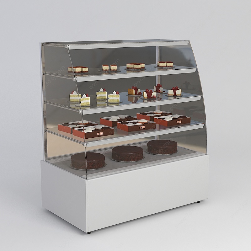 蛋糕柜3D模型