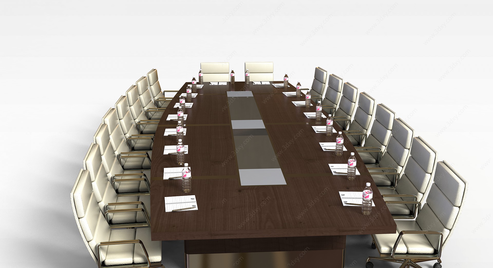 大会议室桌椅3D模型