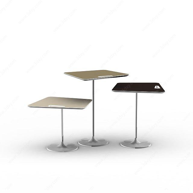 餐厅创意桌子3D模型