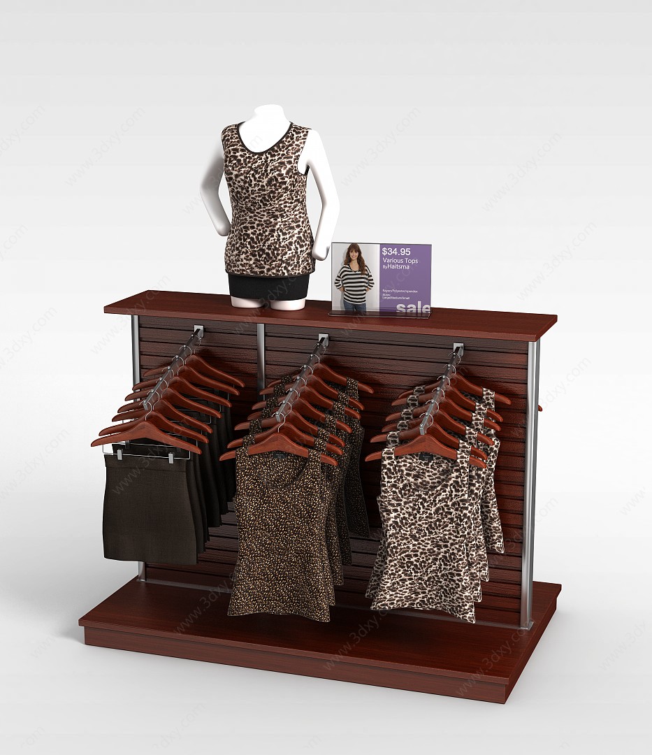 服装店衣服3D模型