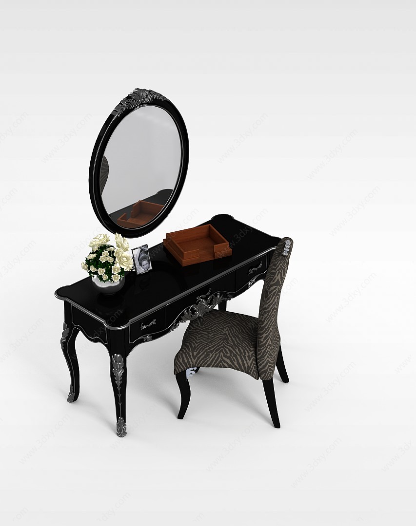 卧室化妆镜3D模型