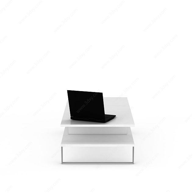 现代风格简易桌几3D模型