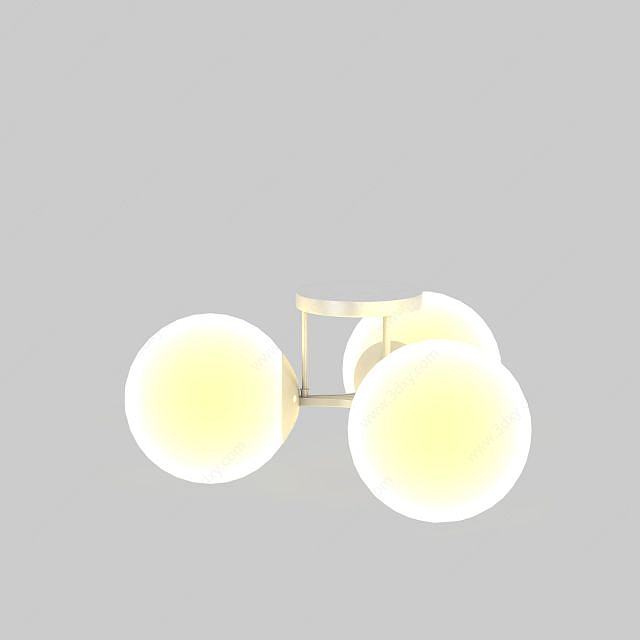 吊灯灯泡3D模型