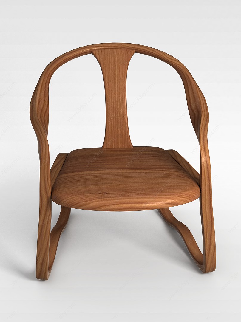 休闲中式椅子3D模型