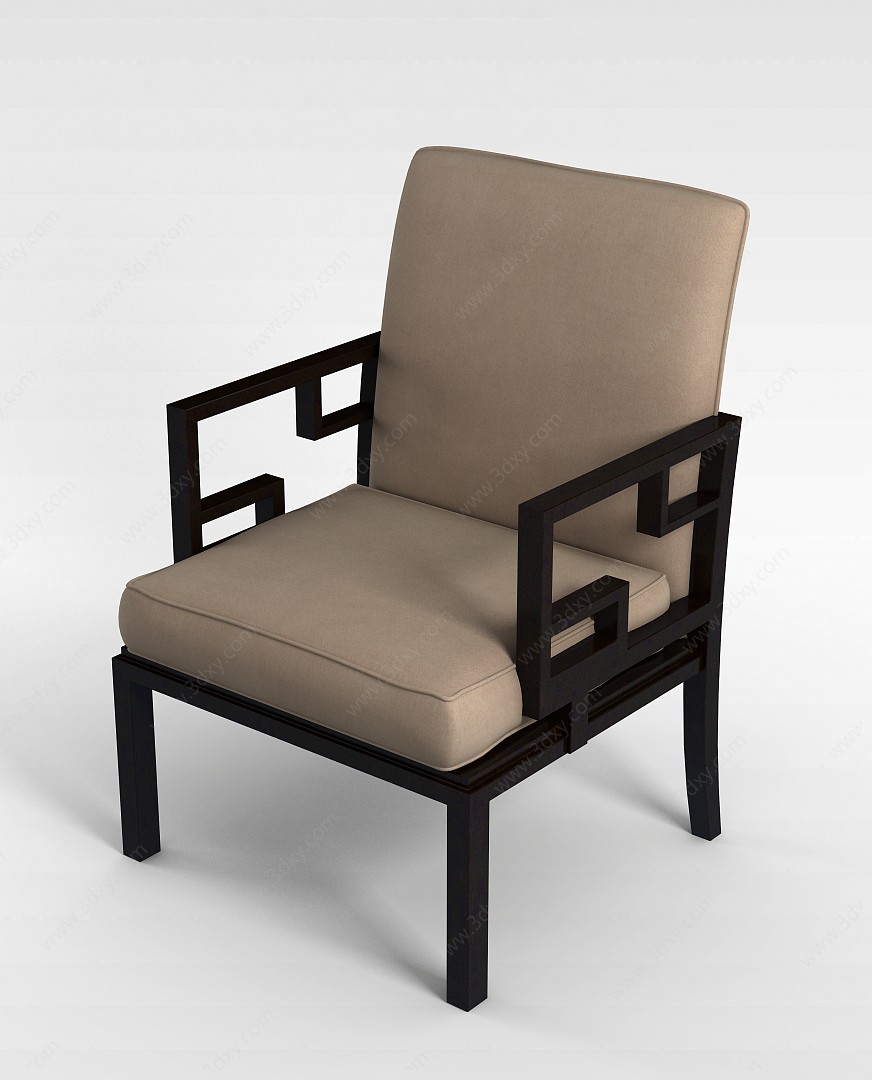 客厅现代椅子3D模型