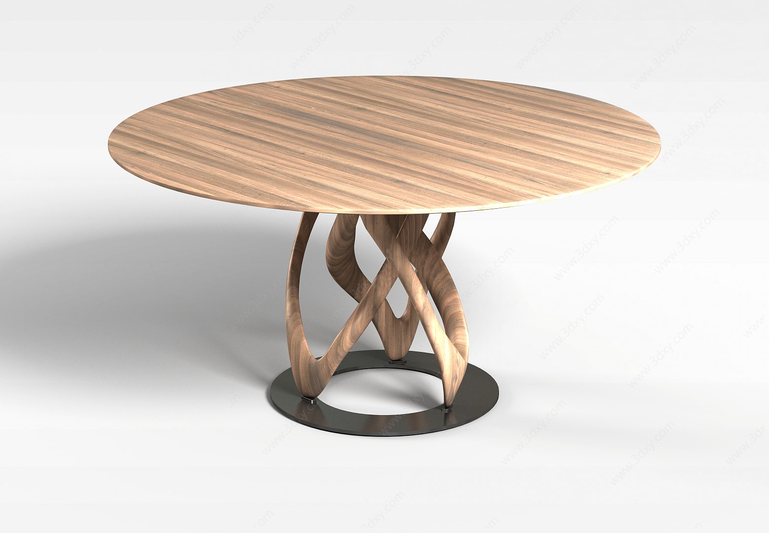 创意圆形桌子3D模型