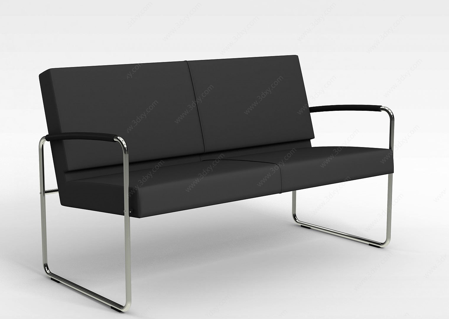 双人休闲椅子3D模型