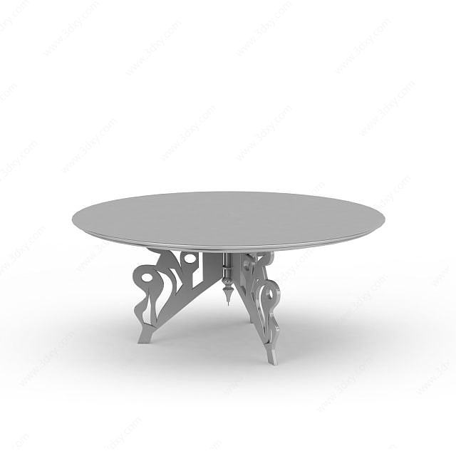 圆形桌子3D模型