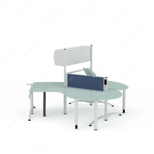 办公桌子3D模型