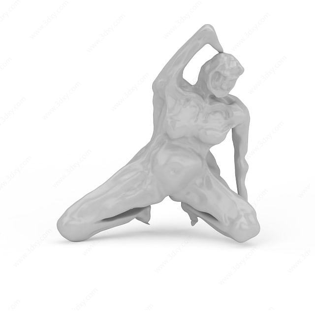 人体雕塑3D模型