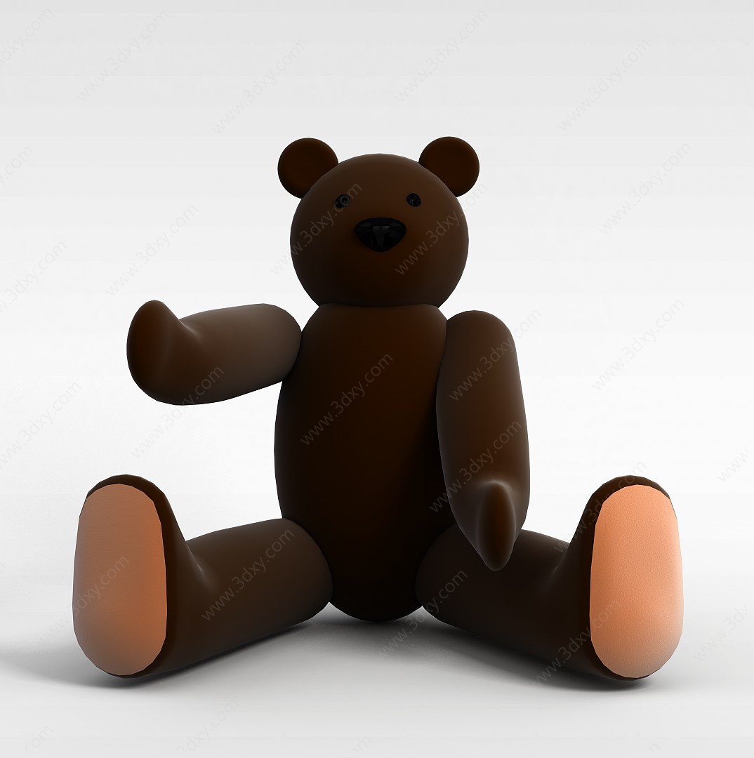 儿童玩具熊3D模型