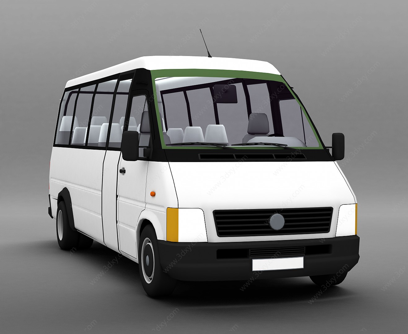小型巴士3D模型