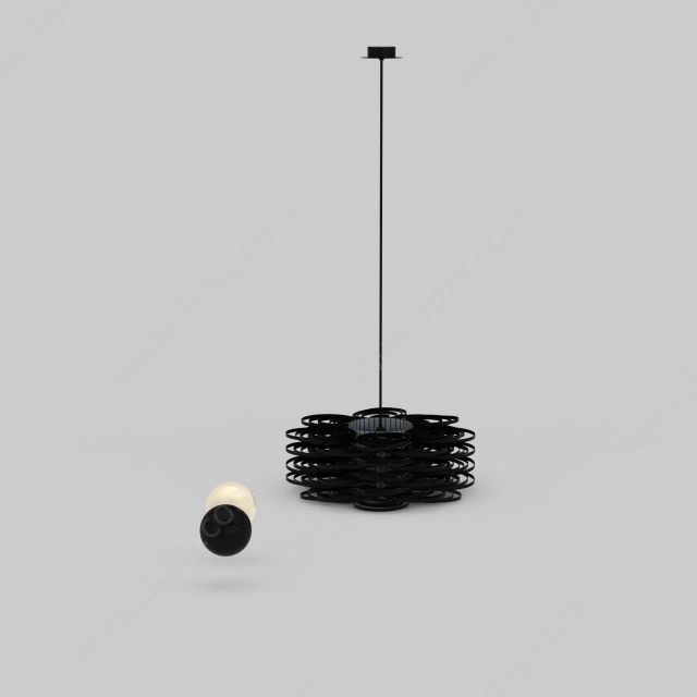 现代创意吊灯3D模型
