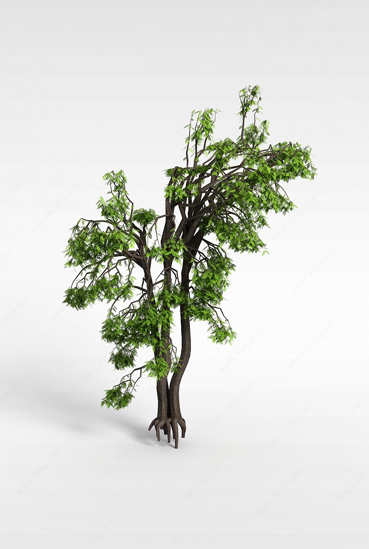 游戏元素植物3D模型