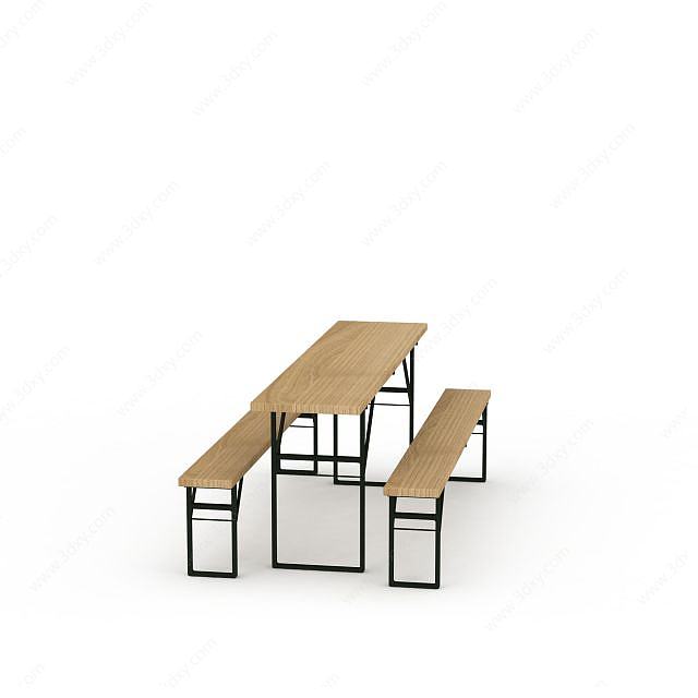 庭院休闲桌椅3D模型