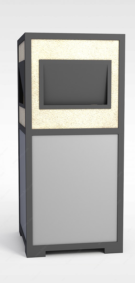 现代柜子3D模型