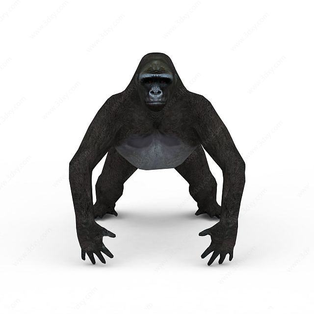 大猩猩3D模型