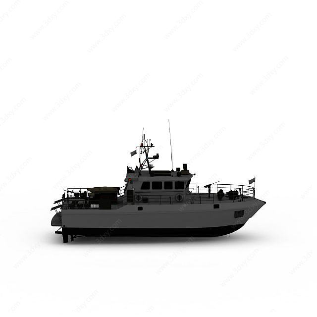 轮船3D模型