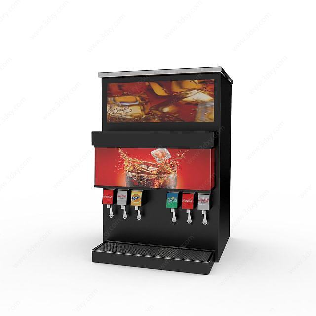 自动饮料售卖机3D模型