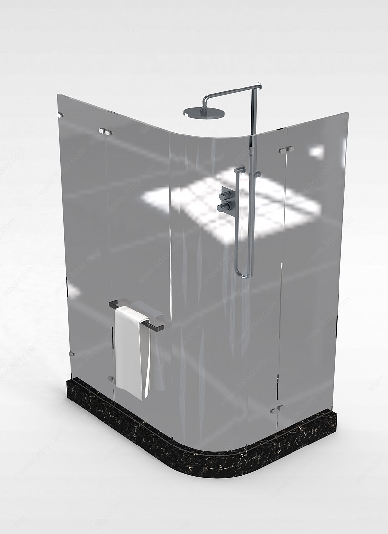 整体淋浴房3D模型