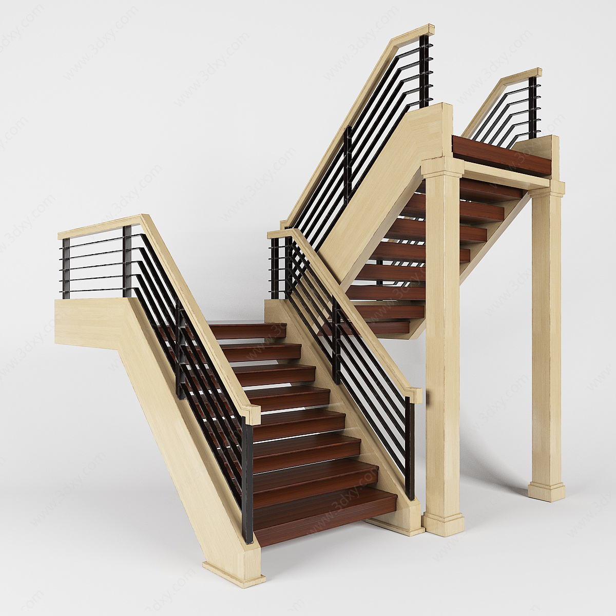 餐厅楼梯3D模型